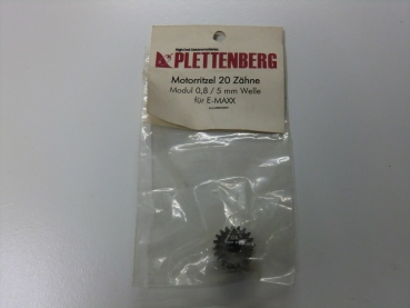 Plettenberg Ritzel, 20 Z, Modul 0,8 ,5mm Welle, für E-Maxx #20215